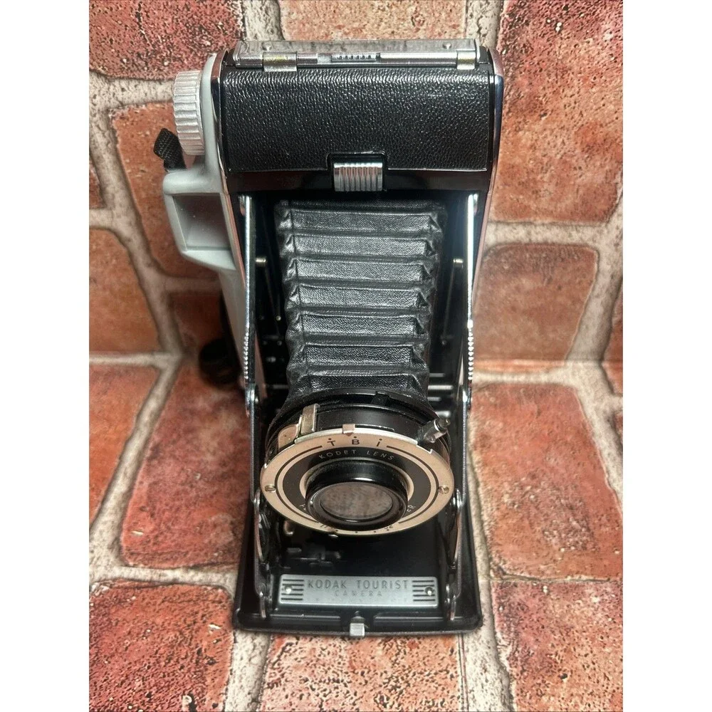Vintage Kodak Tourist Folding Lens Camera 620 Film (Untested)
